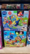 (R9H) Toys. 2 X Vtech Toot Toot Drivers Items. 1 X 360 Loop Track & 1 X Freddie’s Fire Station (N