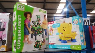 (R5M) Toys. 2 Items. 1 X Fisher Price Laugh & Learn Smart Stages Chair (Damaged Packaging) & 1 X To