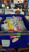(R9B) Christmas. Contents Of Container. A Quantity Of Sealed Christmas Card Packs. New