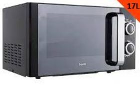 (R6C) Kitchen. 1 X Breville 17L Solo Microwave Oven (Clean, Appears New – Dent On Top Of Unit) )