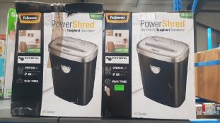 (R5D) Office. 2 X Fellowes Power Shred 53C Shredder