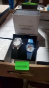 (R9C) Watches. 24 X Orizzonte Elegance By Pier Carlo d’Alessio Designer Collection Twin Watch Set (N