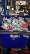 (R9B) Christmas. Contents Of Container. A Quantity Of Sealed Christmas Card Packs. New