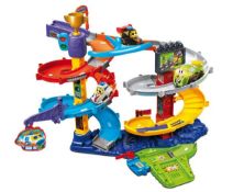 (R6C) Toys. 2 Items 1 X Vtech Toot Toot Drivers Twist And Race Tower & 1 X Leap Frog Chat & Count (