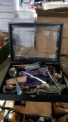 (R5H) Mixed Lot. To Include BBQ Set, 15 X Auto Ace Ice Scraper. 2 X Genware Magnetic Knife Rack 15
