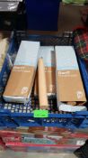 (R5L) Mixed Lot. To Include 50 X Frilled Cushion Cover, 8 X Suba Care Microwavable Heat Wheat Bag.