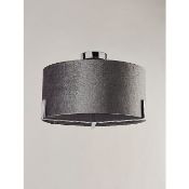 (R10E) Lighting. 3 Items. 1 X Alligator Ceiling Fitting. 1 X Velvet Stick Lamp Gold & 1 X Smoked