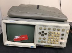 Hp 1630d logic analyzer - hard to remove sticker on screen