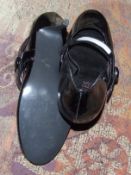 New red herring high heel black mary janes uk 5