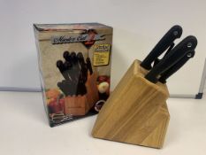 Master cut 2 triple tempered surgical stainless steel knife set
