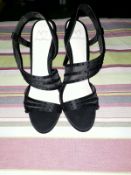 Jenny packham no.1 high heel slingbacks uk 6 black rrp £60