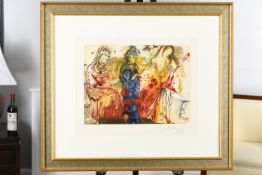 Rare Hand Signed Lithograph by Salvador Dali.