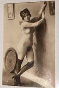 A Rare French Risqué Photo Postcard