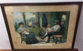 English Oak Framed Print 