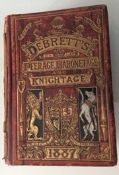 Debretts Peerage, Baronetage, 1887 Knightage and Companion