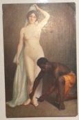 An Original Antique French Erotic Postcard