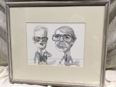 John Major And Douglas Hurd