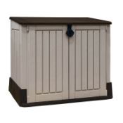 (R2O) 1 X Keter Store It Out Midi. 845L (110 x 130 x 76cm) Damage Seen.