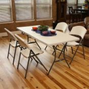(R3B) 1 X Lifetime Seasonal Folding Party Trestle Table - 1.83m / 6ft