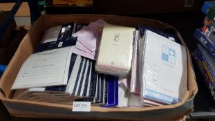 (R2D) A Quantity Of Card & Envelope Packs (Wedding Regret, Baby Boy & Funeral) & 16 X Original VHS