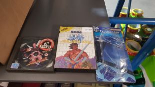 (R1B) Retro Gaming. 3 Items. 1 X Golden Axe Sega Master System, 1 X Soulblade PS1 Game (No Front