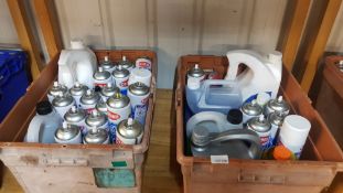 (R14C) Car. Contents Of 2 Containers. To Include Approx. 25 X Car Plan Bluestar De Icer, Car Plan