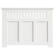 1 X Wilton Radiator Cabinet Smooth White Finish. Fits Radiators Up To (L139.5 x H84.5 x D 13.2cm)