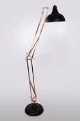 (R10K) 1 X Black & Copper Task Floor Lamp (Appears New – May Have Failed To Deliver / Wrong Item St