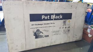 (R6P) Sport. 1 X Stephen Hendry Pot Black 6ft Challenger Snooker Table (Retro Barn Find). Mahogany