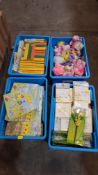 (R10J) Easter. Contents Of 4 Containers. Mixed Easter items To Include Easter Card Packs, Decorativ