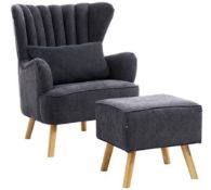 (R10L) 1 X Warmiehomy Multi Purpose Sofa Dark Grey RRP £240
