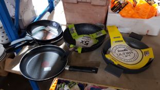 (R5B) Household. 5 Items. 1 X Scoville Ultra Lift 28cm Shallow Casserole, 1 X Scoville Neverstick 2