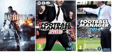 (R9C) Gaming. 13 X Football Manager 2018 (PC, Mac, Linux), 2 X Football Manager 2014 (PC, Mac, Linu