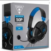 (R9B) Gaming. 5 X Turtle Beach PS5 PS4 Recon 50P Wired Gaming Headset