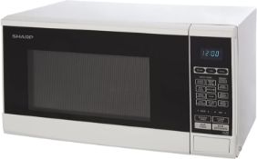 (R6B) Kitchen. 1 X Sharp R270WM Microwave Oven 20L