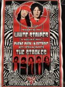 White Stripes Print