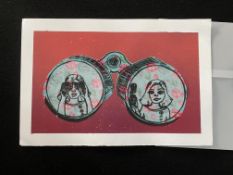 Binoculars unsigned art