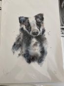 Jane Davies Watercolours, Acorn Print cost £65