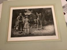 Lawrence Josset Signed Print, The Perfect Shot