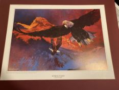 Michael Vaughan Large Signed Limited Edition Print, Evening Flight