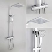 New (Y129) Quadro Cool-Touch Thermostatic Mixer Shower With Overhead RRP£212.95 Cool-Touch Tec...