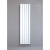 New (W160) Alulite Arc Aluminium Radiator 1800 x 470mm White 3994BTU. RRP £394.99. Contemporar...