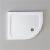 New (F72) 800x800mm Quadrant Ultra Slim Stone Shower Tray RRP £317.99.Strong & Slimline Low P...
