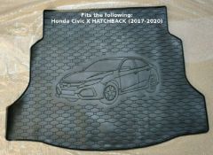 Rigum Premium Tailored Rubber Boot Mat Liner - Honda Civic X Hatchback 2017-2020