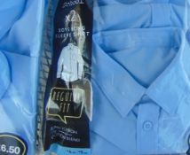 18 boys twin packs of shirts sizes from 6 to 15 years