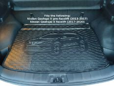 Rigum Premium Tailored Rubber Boot Mat Liner - Nissan Qashqai II 2013-2020