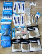 Tool lot comprising, 2 x packs of bolt removing kits, 6 x volt