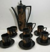 VINTAGE RETRO PORTMEIRION 1960 'PHOENIX' COFFEE SET