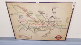 London Underground Vintage 1936 Print (600 X 800mm)