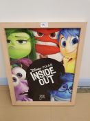 Disney Pixar 'Inside Out' Framed Print. 44 X 55Cm